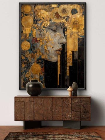 Mrs Art Prime - The Golden Mystery in Gustav Klimt Style