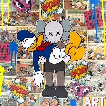 Koen Betjes (1992) - Donald’s Tribute x Comics (canvas)