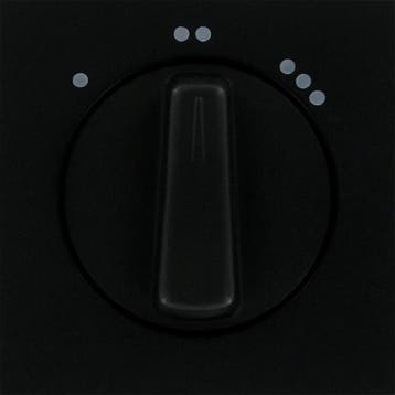 KOPP Athenis HK07 afdekplaat mat zwart 3-standen/ventilator, Verzenden, Nieuw