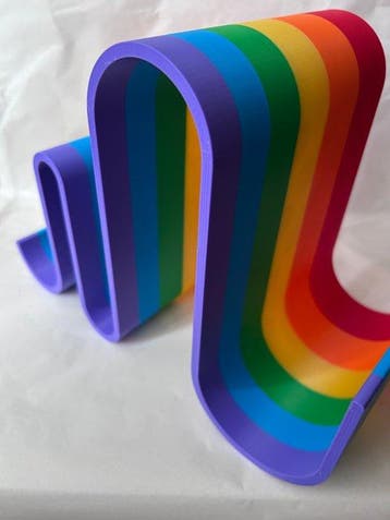 Tijdschriftenhouder - biopolymeer - Pride Design Regenboog