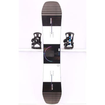 152 snowboard SALOMON HUCK KNIFE 2024, Black/blue, CAMBER, Verzenden, Gebruikt