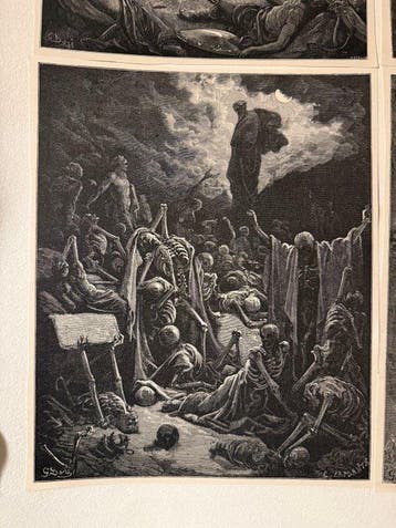 Gustave Doré (XIX) - 4 Biblical Engravings