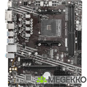 MSI A520M-A PRO, Verzenden, Nieuw