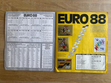 1988 Panini Euro 88 Édition originale - 1 Album complet -, Nieuw