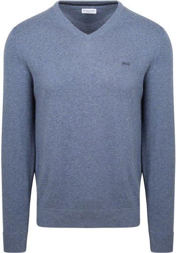 2dekans | McGregor Trui Merinowol V-Hals Vintage Blauw -, Ophalen of Verzenden, Nieuw