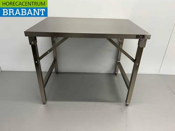 Table de travail pliable HCB en acier inoxydable, 100 x 70 x, Verzenden