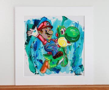 Shokkobo Popart - Mario and Yoshi