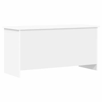 vidaXL Opbergkist met opslag Wit 100 x 40 x 50 cm Bewerkt, Verzenden