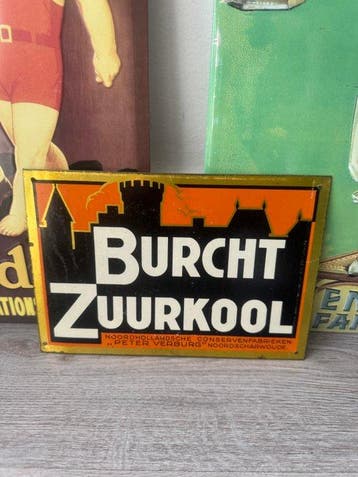 3 reclameborden – Blédine, Graminol & Burcht Zuurkool –