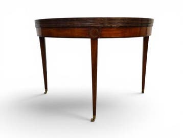 In de stijl van J.J. Chapuis - Table - Acajou - Demi-Lune