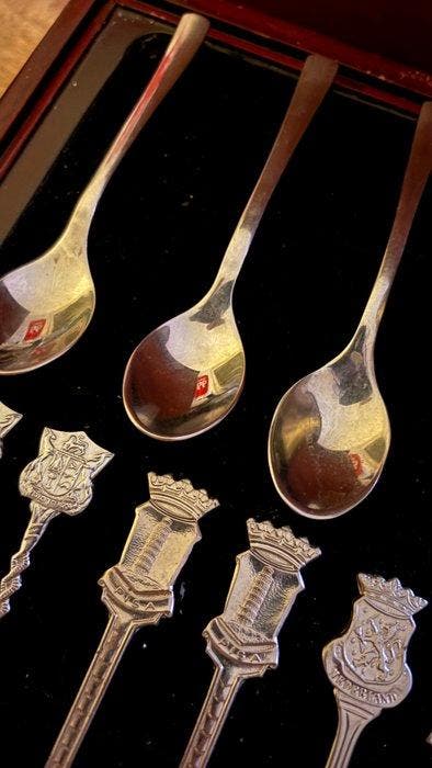 Theelepel (53) - Verzilverd, Antiek en Kunst, Antiek | Meubels | Tafels