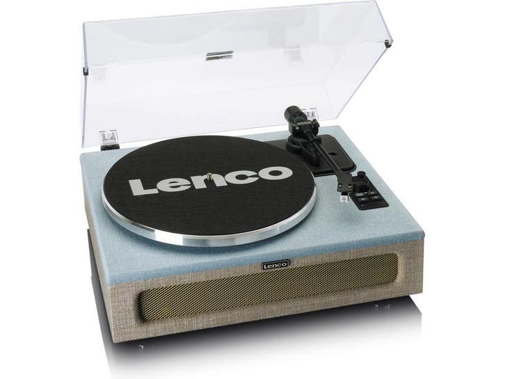 Lenco LS-440BUBG - Platenspeler - Bluetooth 5.0 - 4 Speakers, TV, Hi-fi & Vidéo, Tourne-disques, Envoi
