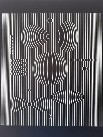 Victor Vasarely (1906-1997) - Manipur - Vasarely - tirage