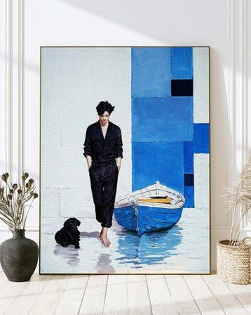 VALEN - Quiet Tide, Antiek en Kunst, Kunst | Schilderijen | Modern
