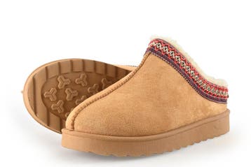 Nelson Pantoffels in maat 39 Cognac, Verzenden, Pantoffels of Sloffen