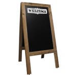 Krijtstoepbord Steigerhout XXL 87x180 cm, Verzenden