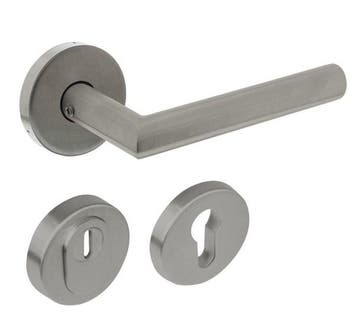 Intersteel SKG3 Veiligheid Achterdeur Set Rond RVS, Ophalen of Verzenden
