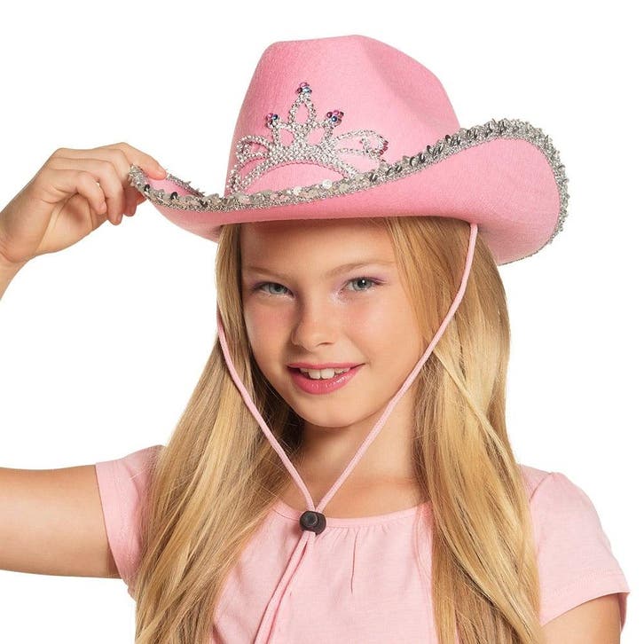 Cowboyhoed Roze Kind, Hobby en Vrije tijd, Feestartikelen, Nieuw, Verzenden