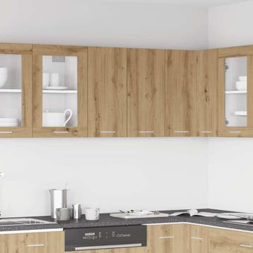 vidaXL Keukenbovenkast Lyon 60x31x60 cm ambachtelijk, Huis en Inrichting, Verzenden, Nieuw