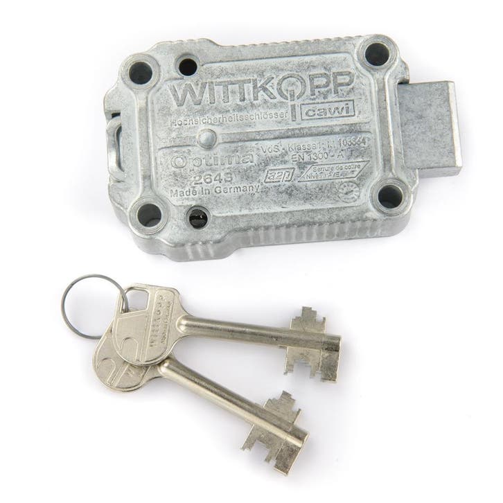 Dubbelbaard Sleutelslot, Maison & Meubles, Extincteurs & Coffres-forts, Envoi