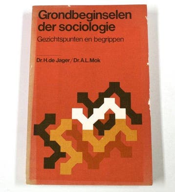 Grondbeginselen der sociologie 1 - de Jager, Livres, Verzenden