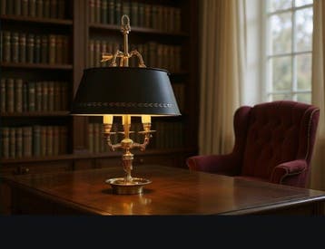 Bouilotte lamp - Style Empire - A trois Feux - Gemaakt in