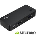 I-tec Universal KVM HUB 2x USB-C + 2x USB-A 3.0, Verzenden, Nieuw