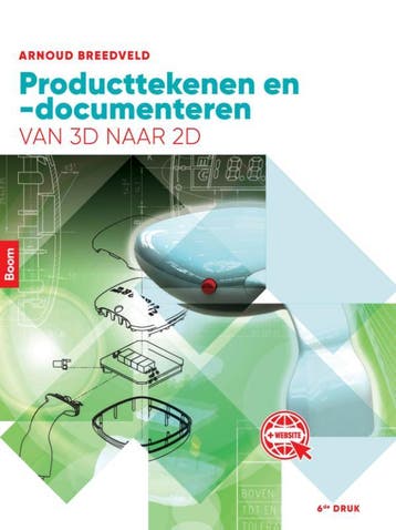 Producttekenen en -documenteren van 3D naar 2D 9789024400461, Verzenden, Zo goed als nieuw, Arnoud Breedveld