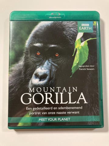 BBC EARTH MOUNTAIN GORILLA (BLURAY), Gebruikt
