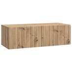 vidaXL Wandmontage TV-kast Artisanaal eiken 98 x 41 x 30 cm, Verzenden