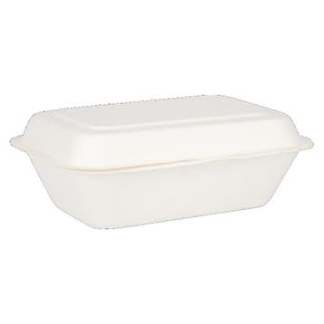 Maaltijddozen | Composteerbaar Bagasse | 250 stuks |, Verzenden, Nieuw in verpakking