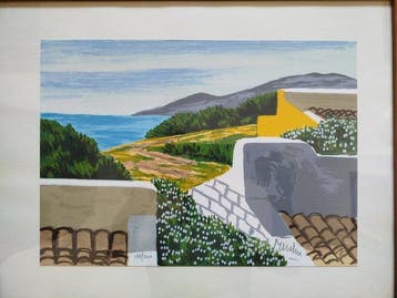 Renzo Meschis (1941-2012) - Paesaggio costiero