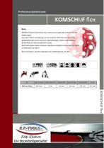 Diamant-komschijf voor het afvlakken en ontbramen van beton., Verzenden, Nieuw