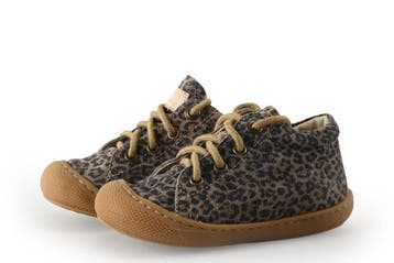 Naturino Veterschoenen Meisjes in maat 22 Panter, Verzenden, Schoenen
