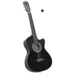 vidaXL Gitaar cutaway met 6 snaren western klassiek 38, Muziek en Instrumenten, Verzenden, Nieuw