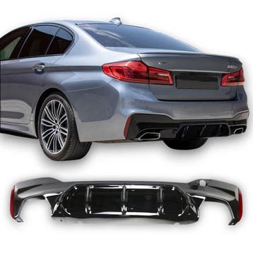 DIFFUSER M HOOGGLANS ZWART PAST OP BMW 5 SERIE G30 / G31 M-T, Verzenden, Nieuw