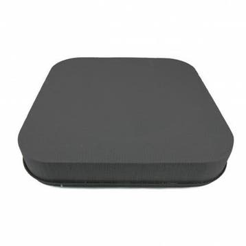 Oasis® eychenne® all black™ carré 30 cm per stuk zwart, Nieuw