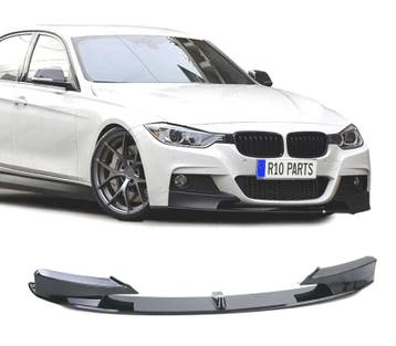SPOILER LAME AVANT BMW F30 F31LOOK M PERFORMANCE NOIR BRILLA, Auto-onderdelen, Verzenden, Nieuw