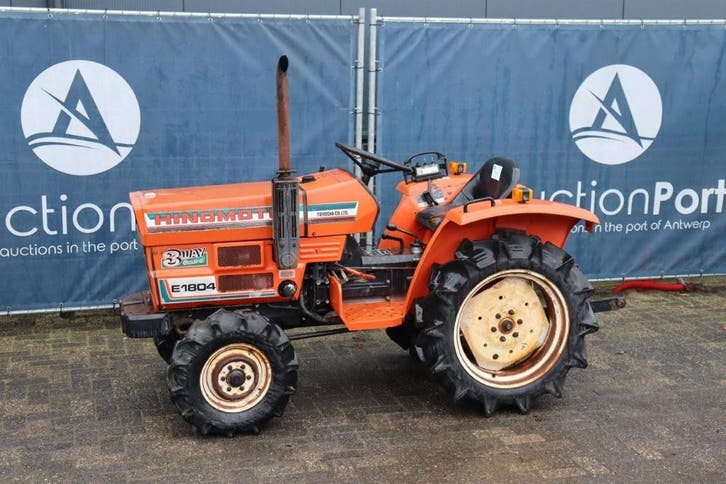Veiling: Minitractor Hinomoto E1804 Diesel 18pk, Articles professionnels, Agriculture | Tracteurs, Enlèvement