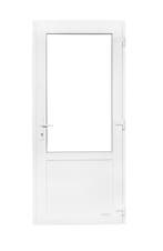 PVC Deur 2/3  glas Premium b98xh215 cm wit L, 80 tot 100 cm, 215 cm of meer, Nieuw, Ophalen of Verzenden