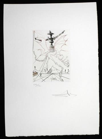 Salvador Dali (1904-1989) - Henry VI, Antiek en Kunst