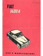 1954 FIAT 1400A INSTRUCTIEBOEKJE ITALIAANS