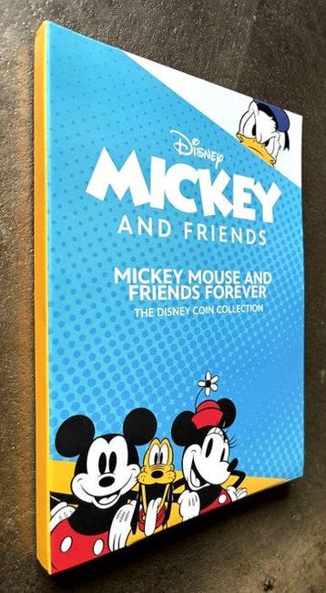 Disney - 7 Muntenset goldplated 24kt gelimiteerd en, Nieuw