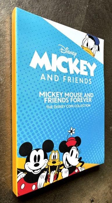 Disney - 7 Muntenset goldplated 24kt gelimiteerd en, Verzamelen, Disney