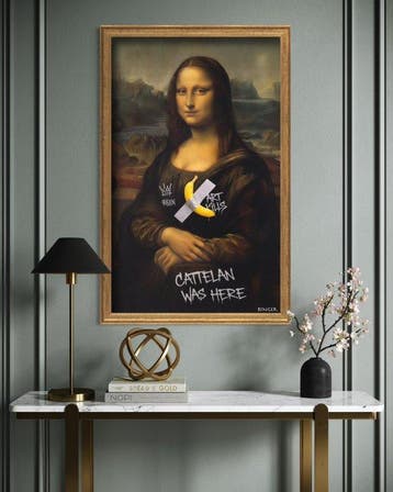 RINGER - Mona Lisa/Cattelan Toile 2/3 XL, Antiek en Kunst