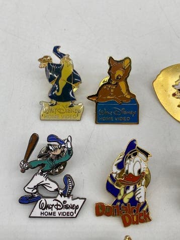 Mickey Mouse, Minnie Mouse, Donald Duck, Goofy - 15 Pins, Nieuw