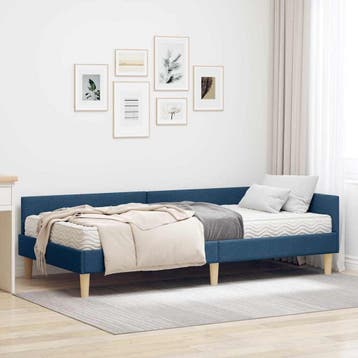 vidaXL Hoekbedframe met Matras Anders met hoofdeinde 2 st, Huis en Inrichting, Verzenden, Nieuw