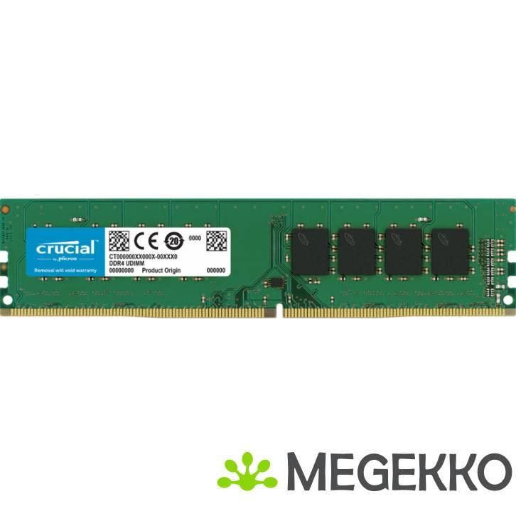 Crucial DDR4 1x32GB 3200, Computers en Software, RAM geheugen, Nieuw, Verzenden