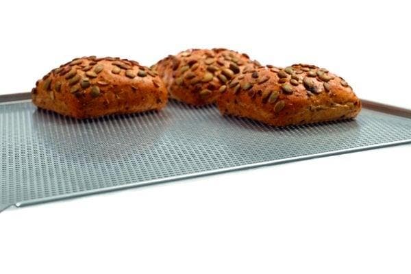 Bakplaat geperforeerd aluminium | 3 zijden rand |, Articles professionnels, Horeca | Équipement de cuisine, Envoi