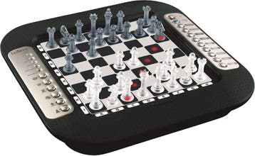 Elektronisch Schaakbord | 64 LED | Tweede kansje | OP=OP, Een of twee spelers, Verzenden, Zo goed als nieuw, Lexibook
